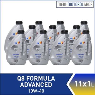 Q8 Formula Advanced 10W-40 11x1 Liter
