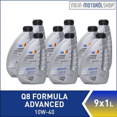 Q8 Formula Advanced 10W-40 9x1 Liter