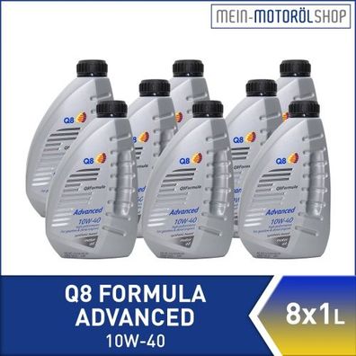 Q8 Formula Advanced 10W-40 8x1 Liter