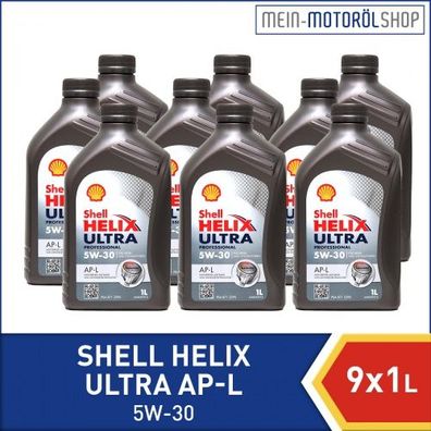 Shell Helix Ultra Professional AP-L 5W-30 9x1 Liter