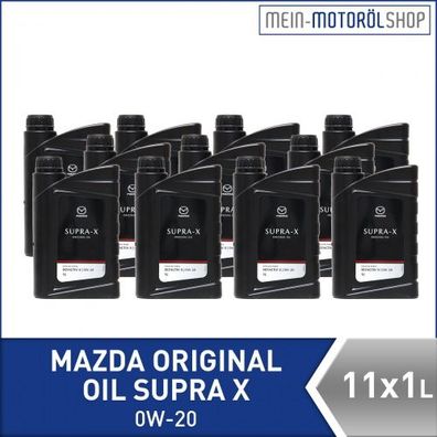 Mazda Original Oil SUPRA X 0W-20 11x1 Liter
