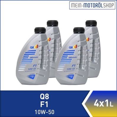 Q8 F1 10W-50 4x1 Liter