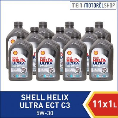 Shell Helix Ultra ECT C3 5W-30 11x1 Liter