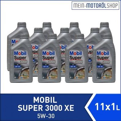Mobil Super 3000 XE 5W-30 11x1 Liter