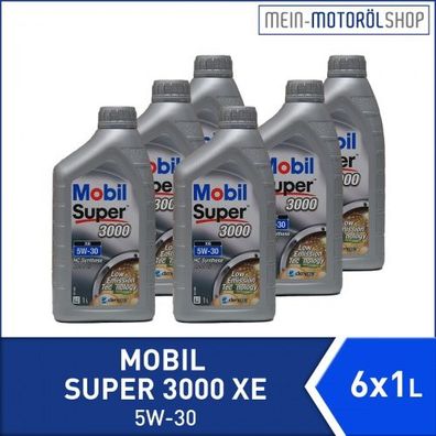 Mobil Super 3000 XE 5W-30 6x1 Liter