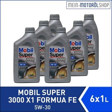 Mobil Super 3000 X1 Formula FE 5W-30 6x1 Liter