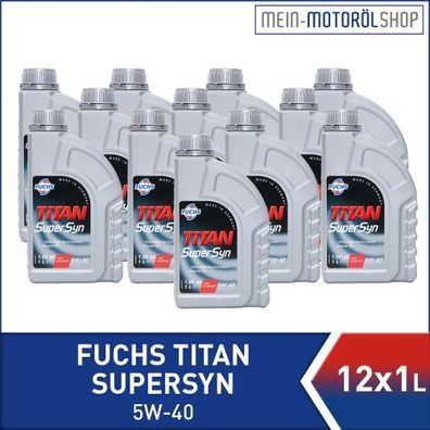 Fuchs Titan Supersyn 5W-40 12x1 Liter