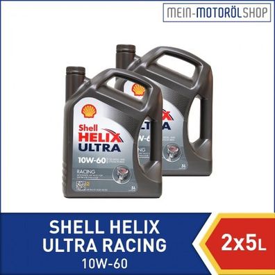 Shell Helix Ultra Racing 10W-60 2x5 Liter