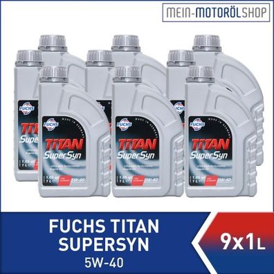 Fuchs Titan Supersyn 5W-40 9x1 Liter