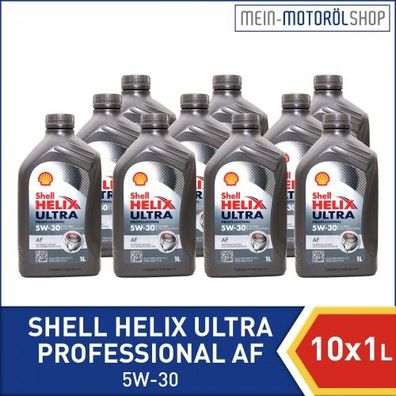 Shell Helix Ultra Professional AF 5W-30 10x1 Liter