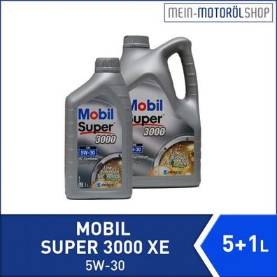 Mobil Super 3000 XE 5W-30 5 + 1 Liter