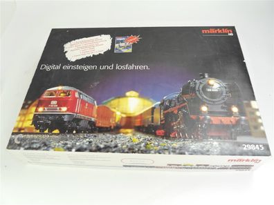 E388 Märklin H0 29845 Startset 36-tlg. Personenzug + Güterzug + Gleise / Digital
