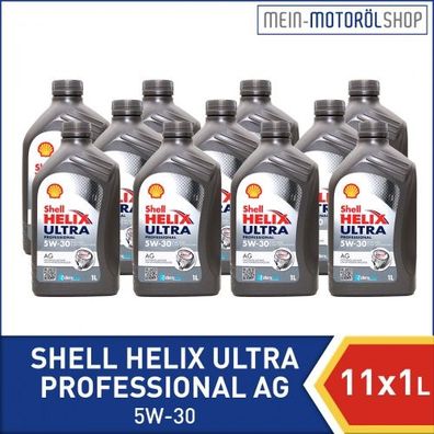 Shell Helix Ultra Professional AG 5W-30 11x1 Liter