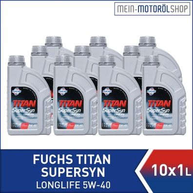 Fuchs Titan Supersyn Longlife 5W-40 10x1 Liter