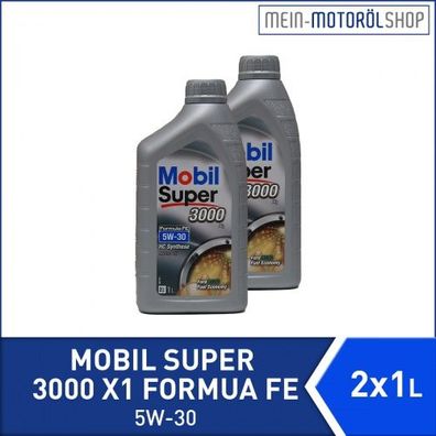 Mobil Super 3000 X1 Formula FE 5W-30 2x1 Liter