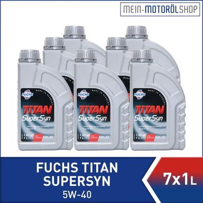 Fuchs Titan Supersyn 5W-40 7x1 Liter