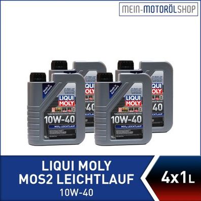 Liqui Moly MoS2 Leichtlauf 10W-40 4x1 Liter