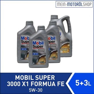 Mobil Super 3000 X1 Formula FE 5W-30 5 + 3 Liter