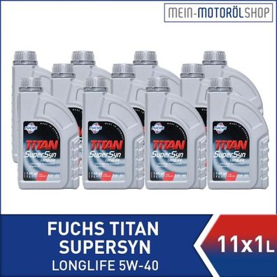 Fuchs Titan Supersyn Longlife 5W-40 11x1 Liter
