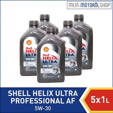 Shell Helix Ultra Professional AF 5W-30 5x1 Liter