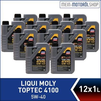 Liqui Moly Top Tec 4100 5W-40 12x1 Liter