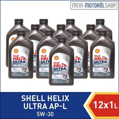Shell Helix Ultra Professional AP-L 5W-30 12x1 Liter
