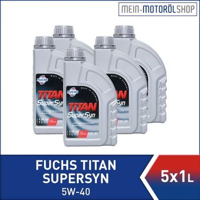 Fuchs Titan Supersyn 5W-40 5x1 Liter