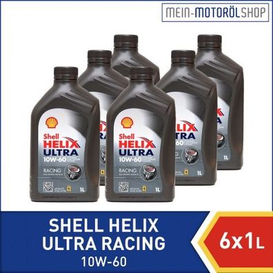Shell Helix Ultra Racing 10W-60 6x1 Liter