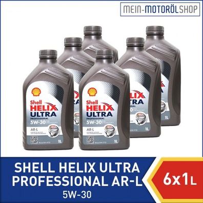 Shell Helix Ultra Professional AR-L 5W-30 6x1 Liter