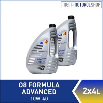Q8 Formula Advanced 10W-40 2x4 Liter