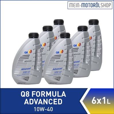 Q8 Formula Advanced 10W-40 6x1 Liter