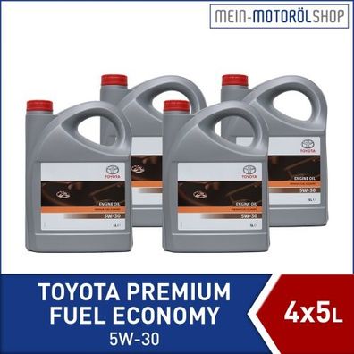 Toyota Premium Fuel Economy 5W-30 C2 4x5 Liter