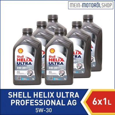 Shell Helix Ultra Professional AG 5W-30 6x1 Liter