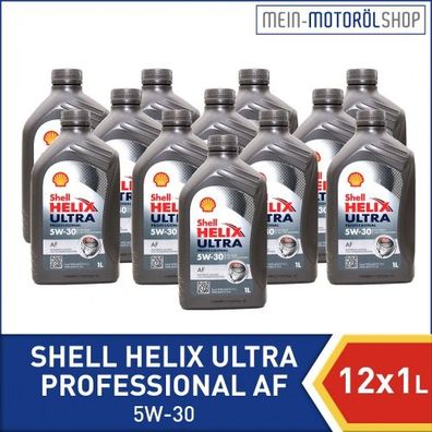 Shell Helix Ultra Professional AF 5W-30 12x1 Liter