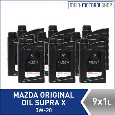 Mazda Original Oil SUPRA X 0W-20 9x1 Liter