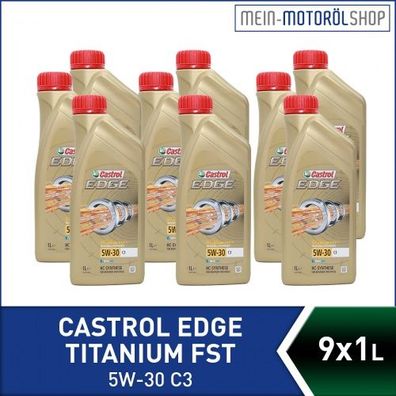 Castrol Edge Fluid Titanium 5W-30 C3 9x1 Liter