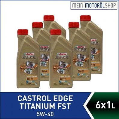 Castrol Edge Fluid Titanium 5W-40 6x1 Liter