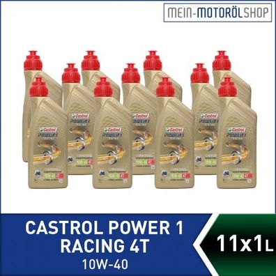 Castrol Power 1 Racing 4T 10W-40 11x1 Liter