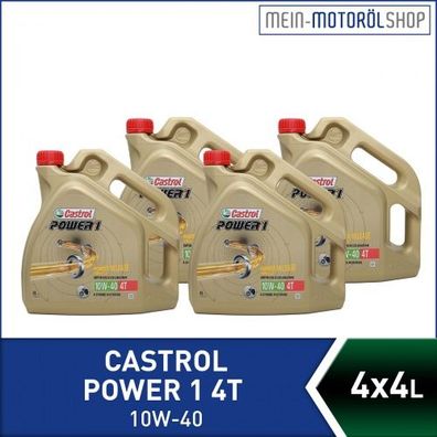 Castrol Power 1 4T 10W-40 4x4 Liter