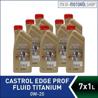 Castrol Edge Professional Fluid Titanium V 0W-20 7x1 Liter