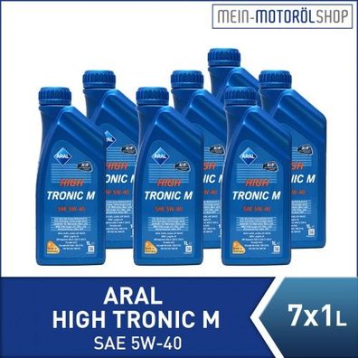 Aral HighTronic M 5W-40 7x1 Liter