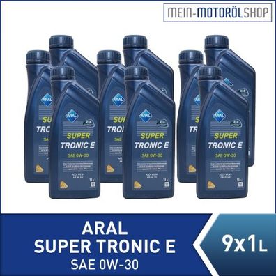 Aral SuperTronic E 0W-30 9x1 Liter