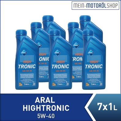 Aral HighTronic 5W-40 7x1 Liter