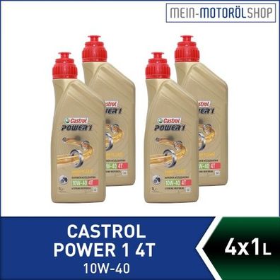 Castrol Power 1 4T 10W-40 4x1 Liter