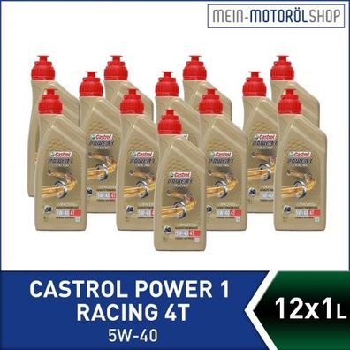 Castrol Power 1 Racing 4T 5W-40 12x1 Liter