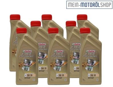 Castrol Edge Professional Fluid Titanium A5 0W-30 8x1 Liter