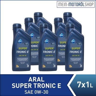 Aral SuperTronic E 0W-30 7x1 Liter