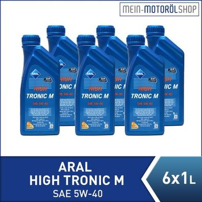 Aral HighTronic M 5W-40 6x1 Liter