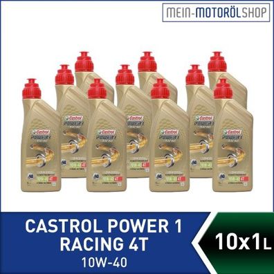 Castrol Power 1 Racing 4T 10W-40 10x1 Liter