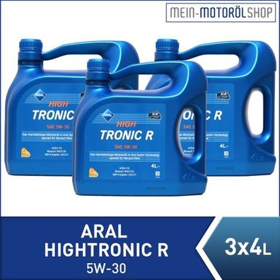 Aral HighTronic R 5W-30 3x4 Liter